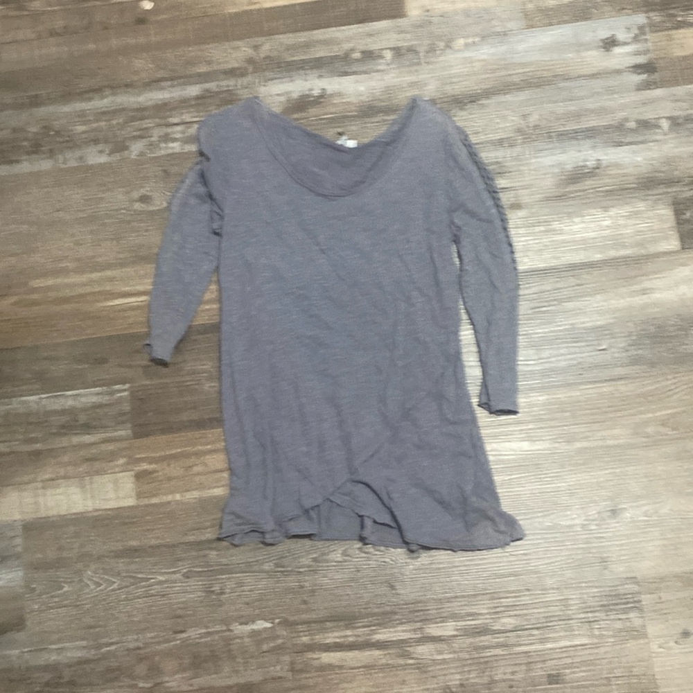 CATO women's grey quarter sleeve top